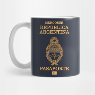 Argentina passport Mug